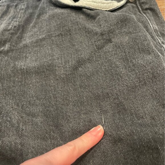 Levi's 445 Men's Sz 32 Black Athletic Fit Jean Short 10"L Denim Stretch Jorts - Picture 3 of 14